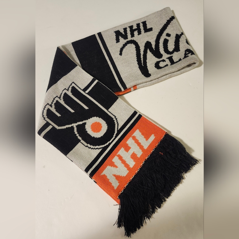 Philadelphia Flyers Hockey Winter Classic Orange, White & Black Scarf
